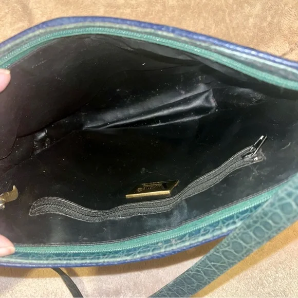 Sharif Multicolor Leather Patchwork Shoulder Bag - Picture 5 of 9